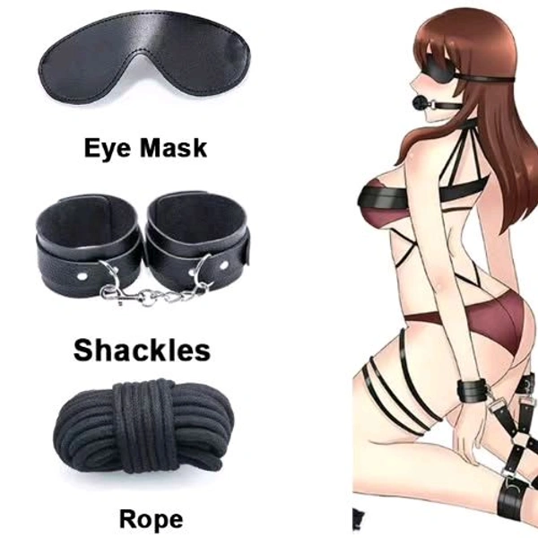 : BDSM KIT - Couple, Leather, Free - Black, Couple, Leather