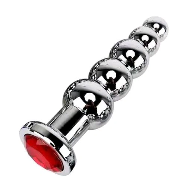 Spectacular Jewel Plated Metal An*l Beads - Men and Women, Stainless Steel - Mercury, Stainless Steel