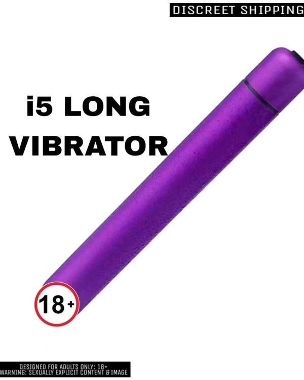 i5 Premium Long Vibrator For Women - Women, Purple, 7 Inch