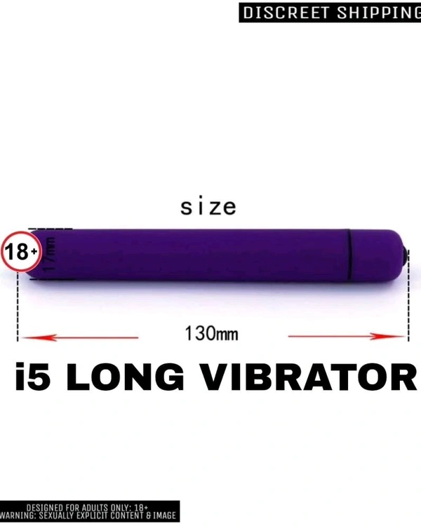 i5 Premium Long Vibrator For Women - Women, Purple, 7 Inch