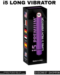 i5 Premium Long Vibrator For Women - Women, Purple, 7 Inch