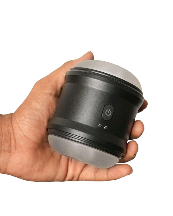 360 Vibrating Stroker : Revolutionary pleasure experience for men - TPE sleeve in ABS plastic casing, Men, Black