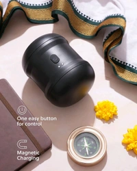 360 Vibrating Stroker : Revolutionary pleasure experience for men - TPE sleeve in ABS plastic casing, Men, Black