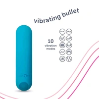 plusOne  Waterproof and Rechargeable Vibrating Bullet - Eastern Blue, Women, 5.6 Inch
