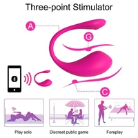 Bluetooth Love Egg Vibrator for Women - Silicone, 95*85*35mm, Tickle Me Pink