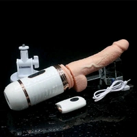 Remote Control Dildo Sexual Machine - ABS+ Soft Silicone, 8 Inch