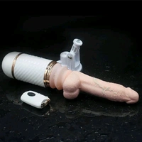 Remote Control Dildo Sexual Machine - ABS+ Soft Silicone, 8 Inch