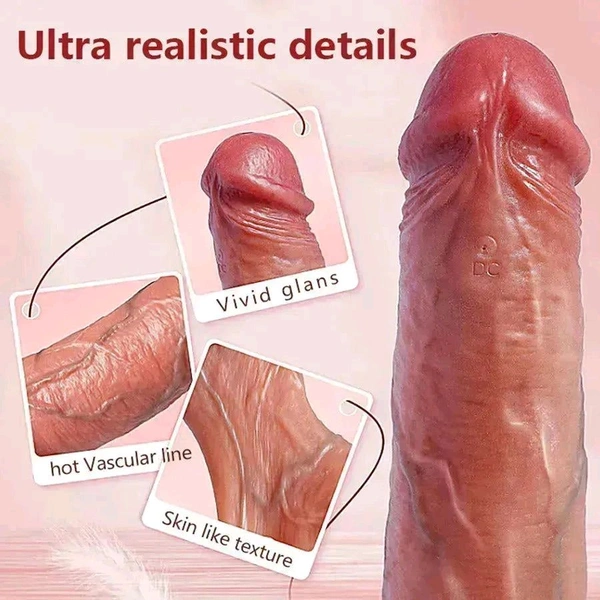 App Controlled Vibrating Cock Sleeve - Silicone, Women, 6 Inch