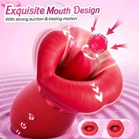 Big Mouth Female Clitoris Sucker - Wild Watermelon, Women, Silicone+ABS