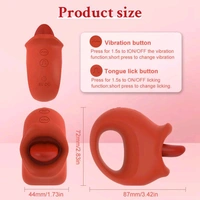 Sweet Tongue Silicone Clitoral Stimulator for Women - Wild Watermelon, Silicone+ABS, Women