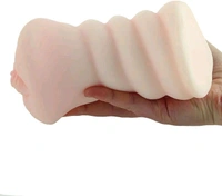Two in one masturbator - Cameo, Soft Silicone, 9 Inch