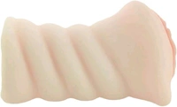 Two in one masturbator - Cameo, Soft Silicone, 9 Inch