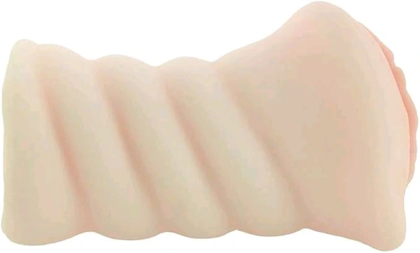 Two in one masturbator - Cameo, Soft Silicone, 9 Inch