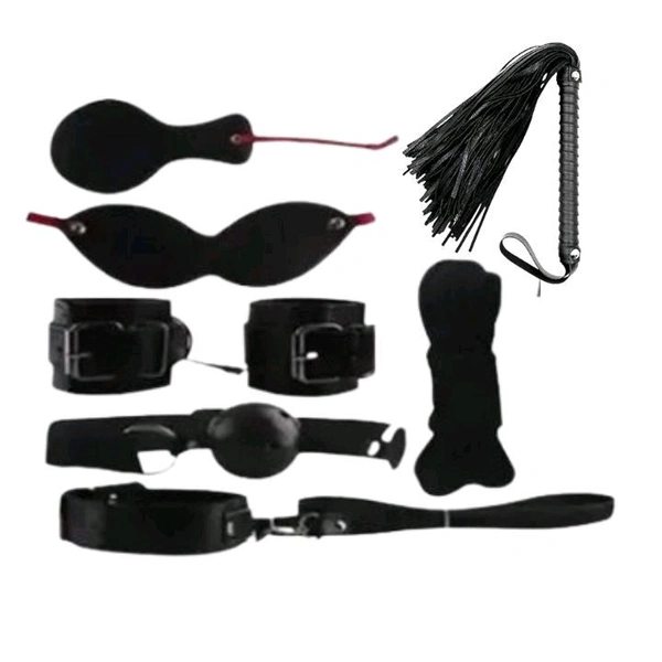 BDSM Kit For Extra Pleasure - Red, Leather, Couple