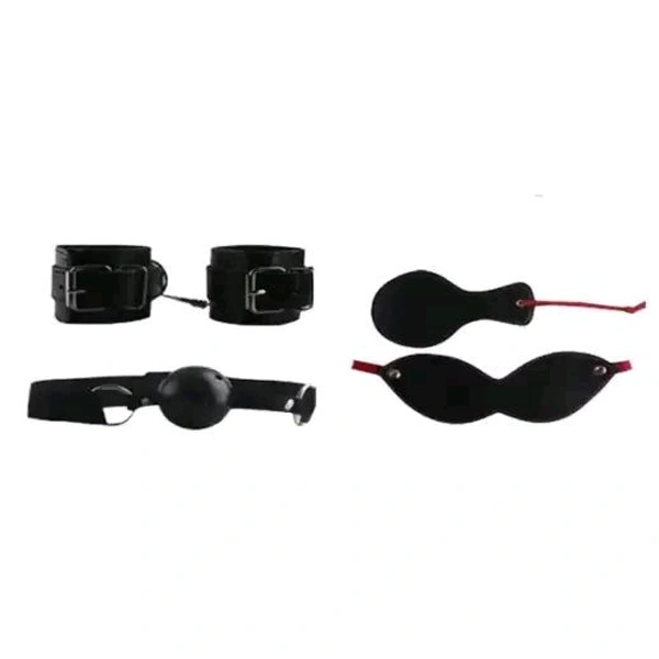 BDSM Kit For Extra Pleasure - Pink, Leather, Couple