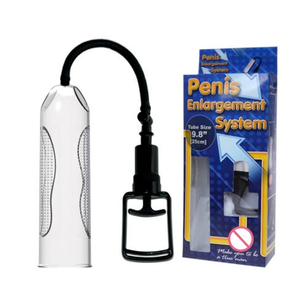 Manual Penis Pump - Men, ABS, Black