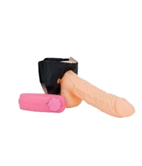 Hollow Strap-on Dildo - Couple, Silicone, 7.5 Inch