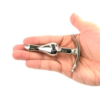 Metal anal plug A - Stainless steel, 3 Inch