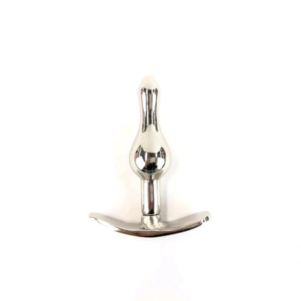 Metal anal plug A - Stainless steel, 3 Inch