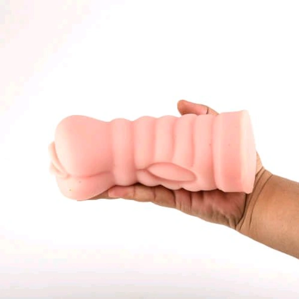 Pocket Pussy Vaginal Stroker­ Masturbators For Men  - Tan, Ultra soft silicone, Men