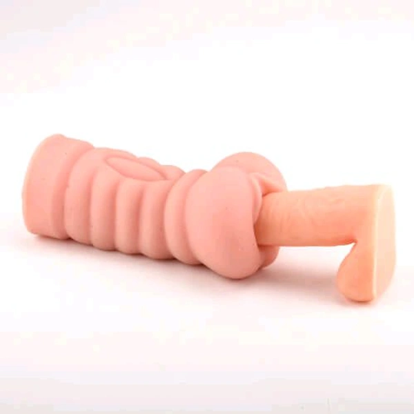 Pocket Pussy Vaginal Stroker­ Masturbators For Men  - Tan, Ultra soft silicone, Men