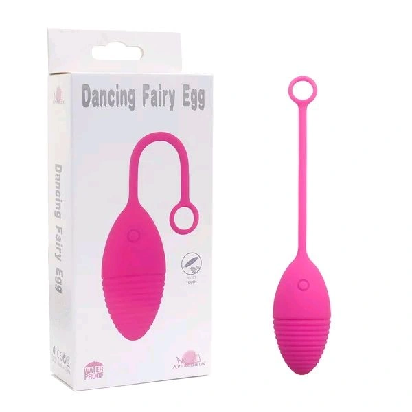 New Arrival  Dancing Fairy Egg Vibrator - Tickle Me Pink, Silicone