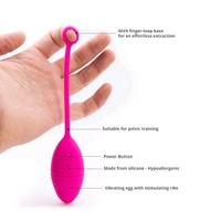 New Arrival  Dancing Fairy Egg Vibrator - Tickle Me Pink, Silicone