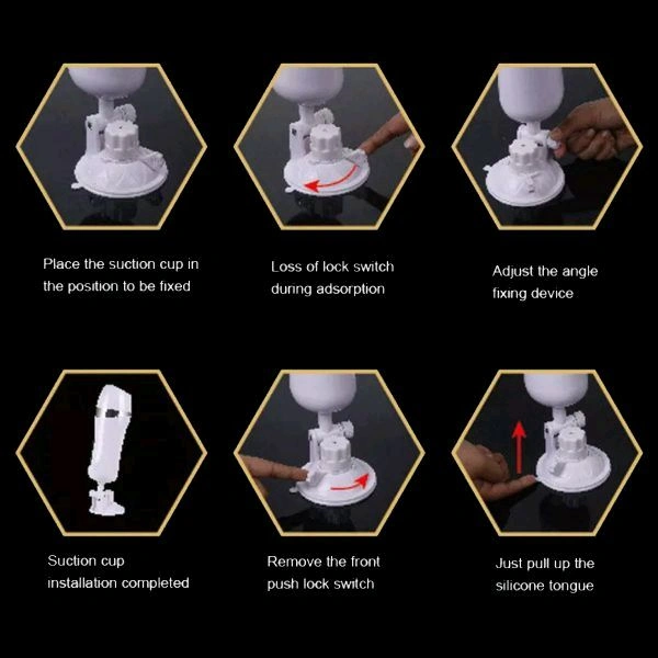 New Arrival  A8 Hands-Free Masturbation Cup - White, Abs+ Soft Silicone