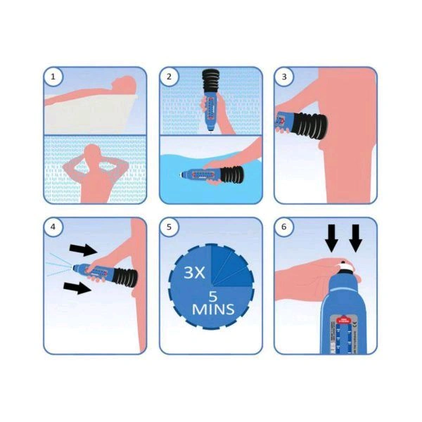 Bathmate Hercules Male Penis Enlargement Pump - transparent, Abs