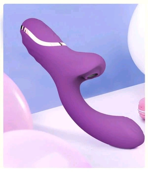 G-spot Clitoral Sucking Rabbit Vibrator - Silicone+ Abs, Electric Violet
