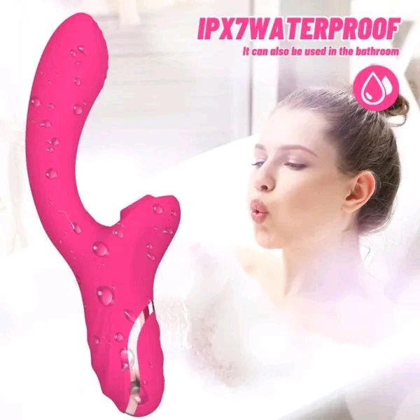 G-spot Clitoral Sucking Rabbit Vibrator - Silicone+ Abs, Electric Violet