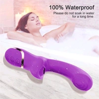 G-spot Clitoral Sucking Rabbit Vibrator - Silicone+ Abs, Electric Violet