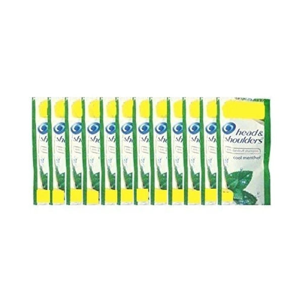 Head & Shoulders Cool Menthol Shampoo, 9 ml (Pack of 32)
