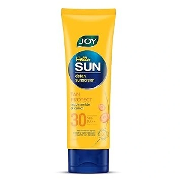 Joy Broad Spectrum SPF 30 Face & Body Sunscreen (120ml) | Sunblock & Anti Tan Sunscreen For Normal to Oily Skin | Lightweight, Non Greasy & Zero White Cast