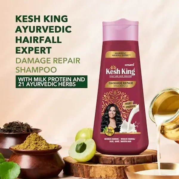 Emami Kesh King Ayurvedic Hairfall Expert Shampoo Damage Repair
