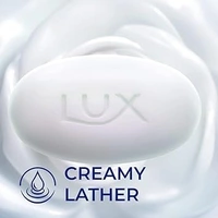 LUX International Creamy White Soap Bar, 125 g - 43 x 64 x 99 Millimeters