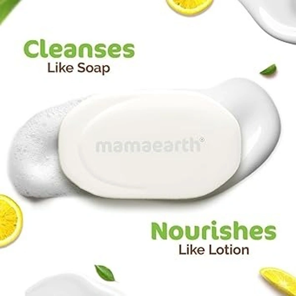 Mamaearth Ubtan Moisturizing Lotion Soap 125 g (Pack of 4) | Removes Tan | Benefits of Lotion in a Soap | Gently Exfoliates & Deeply Cleanses | Nourishes Dry Skin | Non Drying | Grade 1 Soap - 12 x 6.1 x 9.8 Centimeters