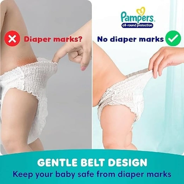 Pampers All round Protection Pants, Medium size baby diapers (MD) 22 Count, Anti Rash diapers, Lotion with Aloe Vera