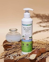 Mamaearth Rice Water Shampoo with Rice Water & Keratin For Damage Repair - 250 ml Reduces Split Ends | Prevents Breakage