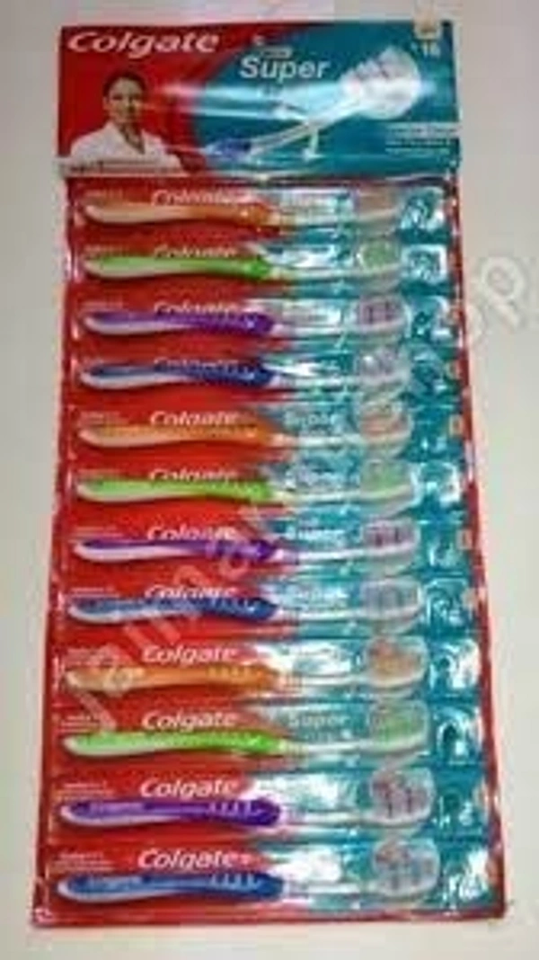 Colgate Super Flexi Charcoal Toothbrush, 12 (Soft) Soft Toothbrush  (Pack of 12) 4.1104 Ratings & 4 Reviews