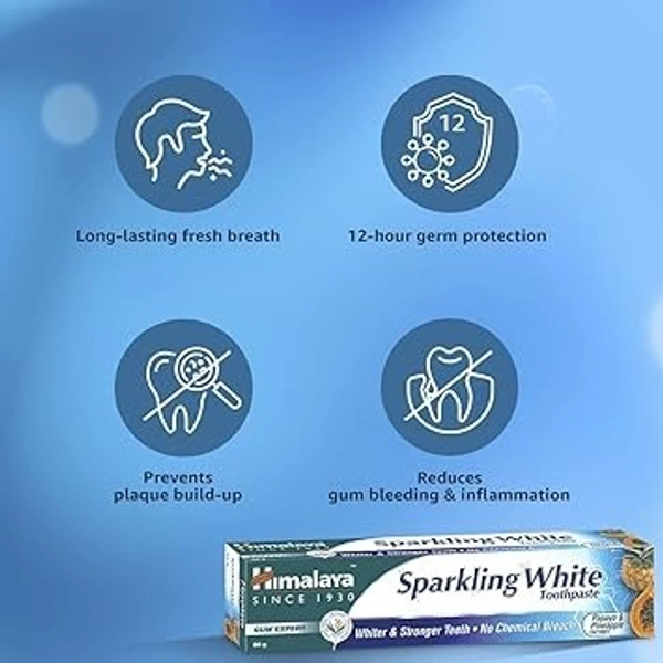 Himalaya Herbals Sparkling Whitening Toothpaste 150g