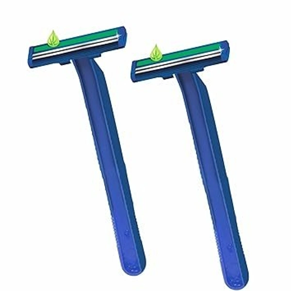VI-JOHN Shavepro Twin Blade Shaving Razors With Lubricating Aloe Vera Strip(CONTAIN 5 PCS) FOR MEN