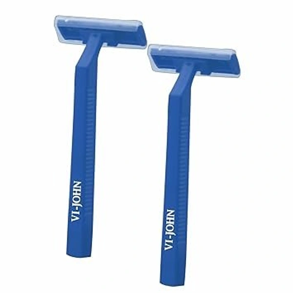 VI-JOHN Shavepro Twin Blade Shaving Razors With Lubricating Aloe Vera Strip(CONTAIN 5 PCS) FOR MEN