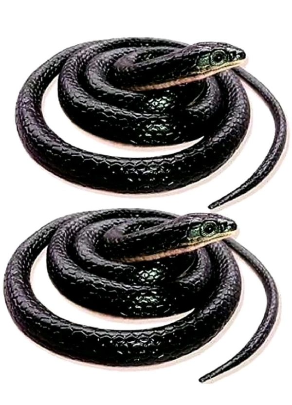 TESLA FAKE SNAKE  FOR Fun ANY MORE Rubber Snake Pack Of 2