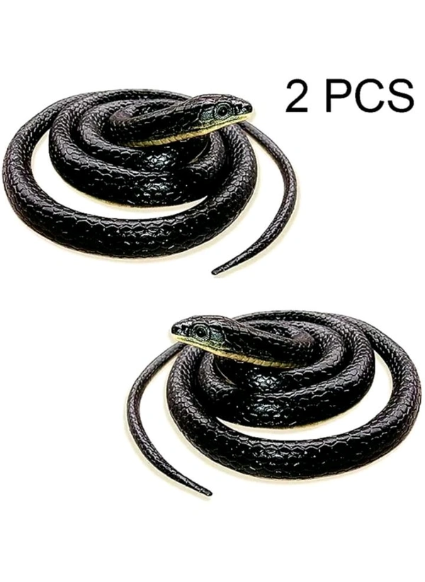 TESLA FAKE SNAKE  FOR Fun ANY MORE Rubber Snake Pack Of 2