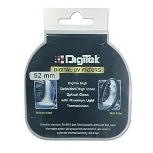 DIGITEK® (UV52) 52 mm UV Filter with Slim Frame for DSLR Camera Lens Protection from UV Rays, dust & Scratches