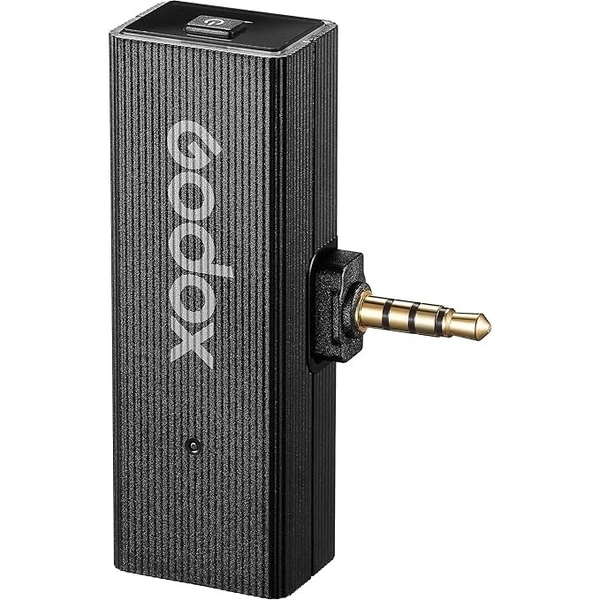 Godox MoveLink Mini 2.4GHz USB-C Wireless Microphone Kit 2, Classic Black