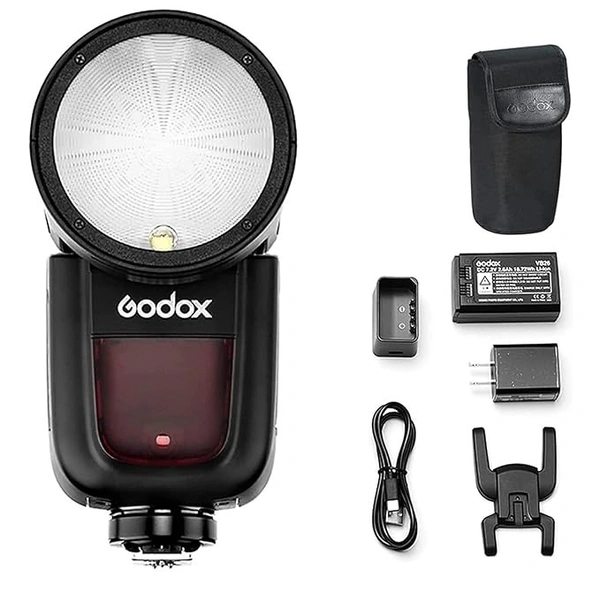 GODOX Godox V1-S Round Head Camera Flash Speedlite Flash for Sony DSLR Camera