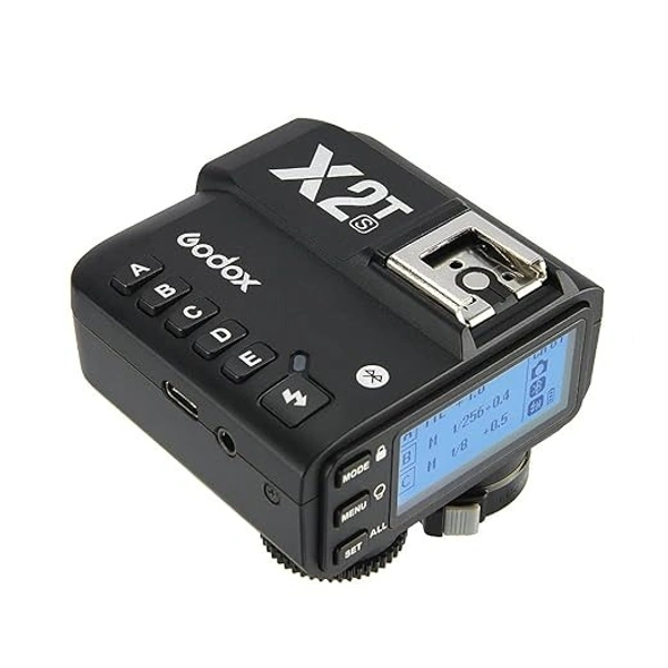 GODOX Godox X2T-S TTL Wireless Flash Trigger for Sony, Bluetooth Connection, 1/8000s HSS, TCM Function, 5 Separate Group Buttons, Relocated Control-Wheel, New Hotshoe Locking, New AF Assist Light