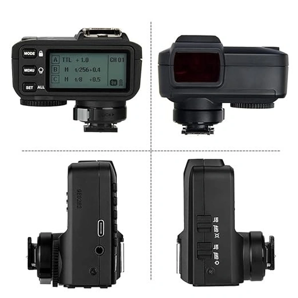 GODOX Godox X2T-S TTL Wireless Flash Trigger for Sony, Bluetooth Connection, 1/8000s HSS, TCM Function, 5 Separate Group Buttons, Relocated Control-Wheel, New Hotshoe Locking, New AF Assist Light